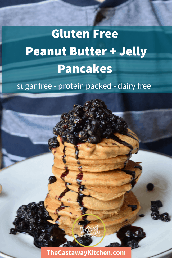 Gluten-Free Protein Powder Pancakes With Peanut Butter