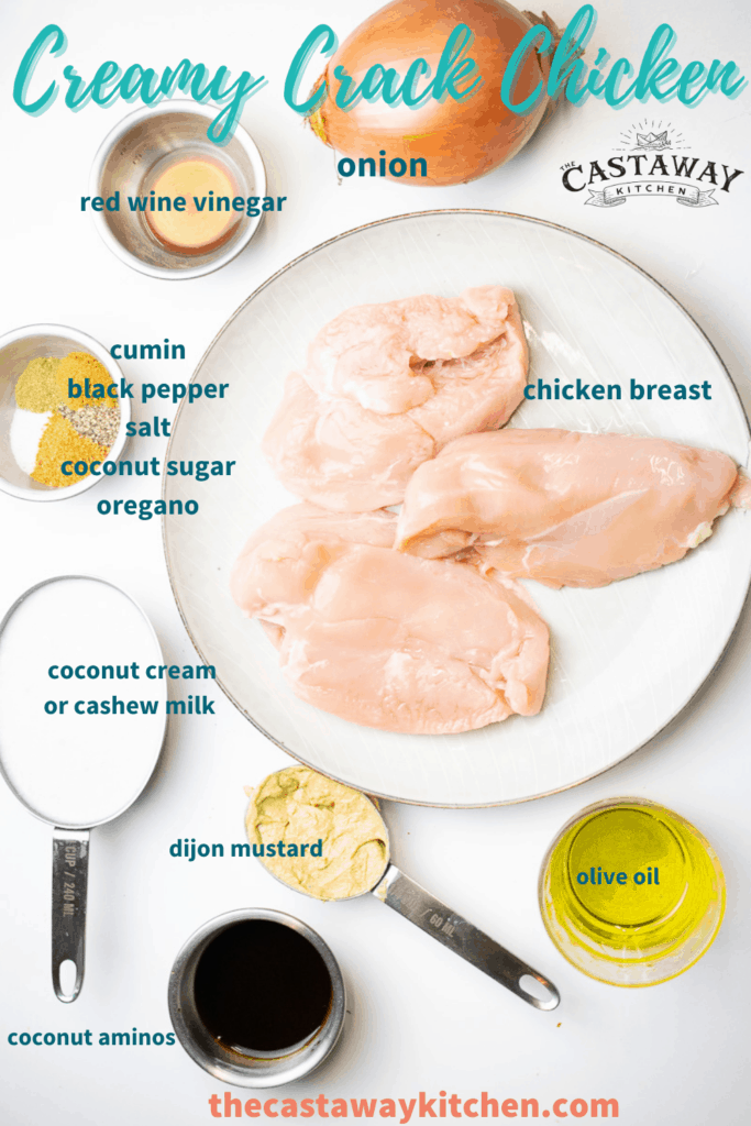 creamy crack chicken ingredients 
