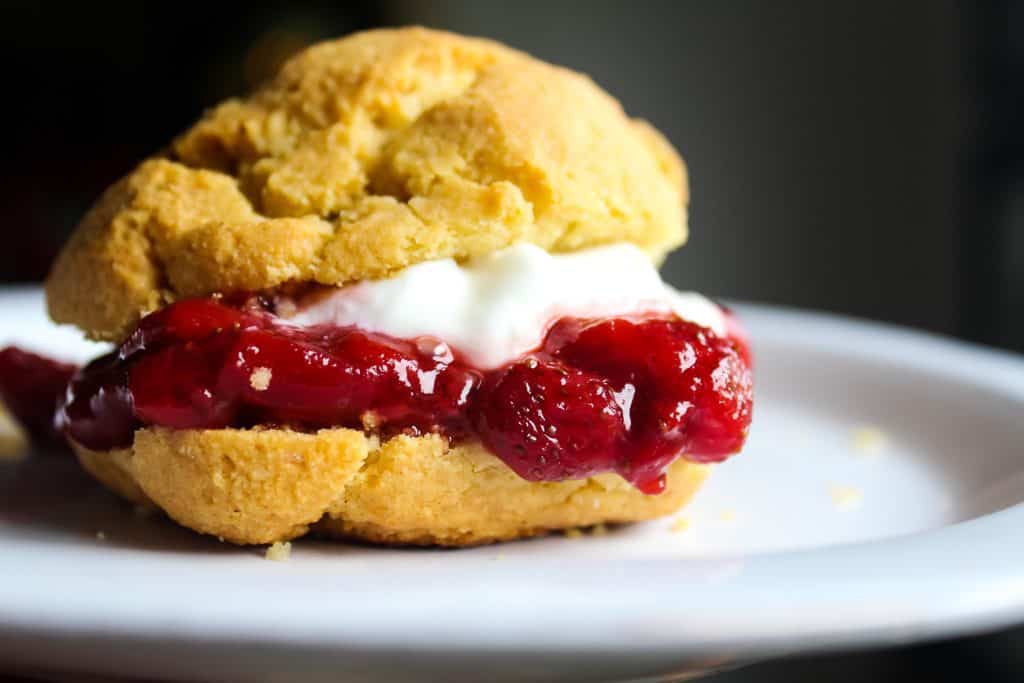 paleo strawberry shortcake