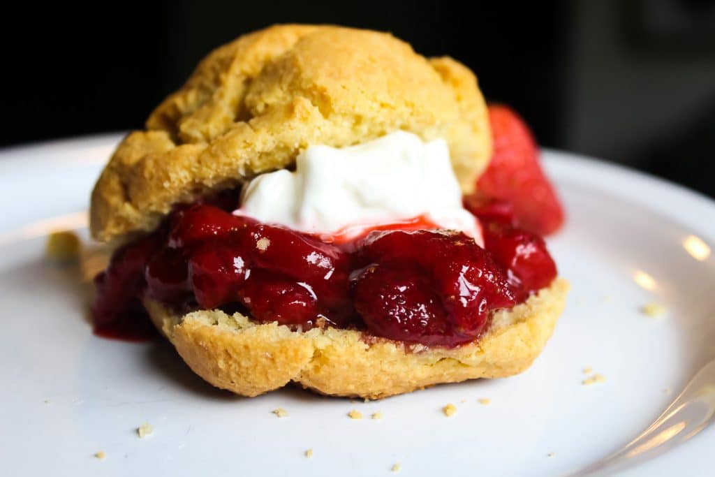 paleo strawberry shortcake