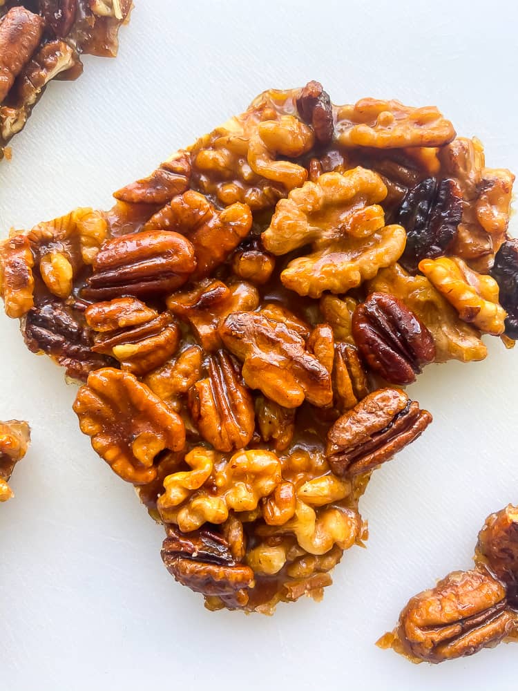 Salted Caramel Maple Nut Clusters - it doesn't taste like chicken