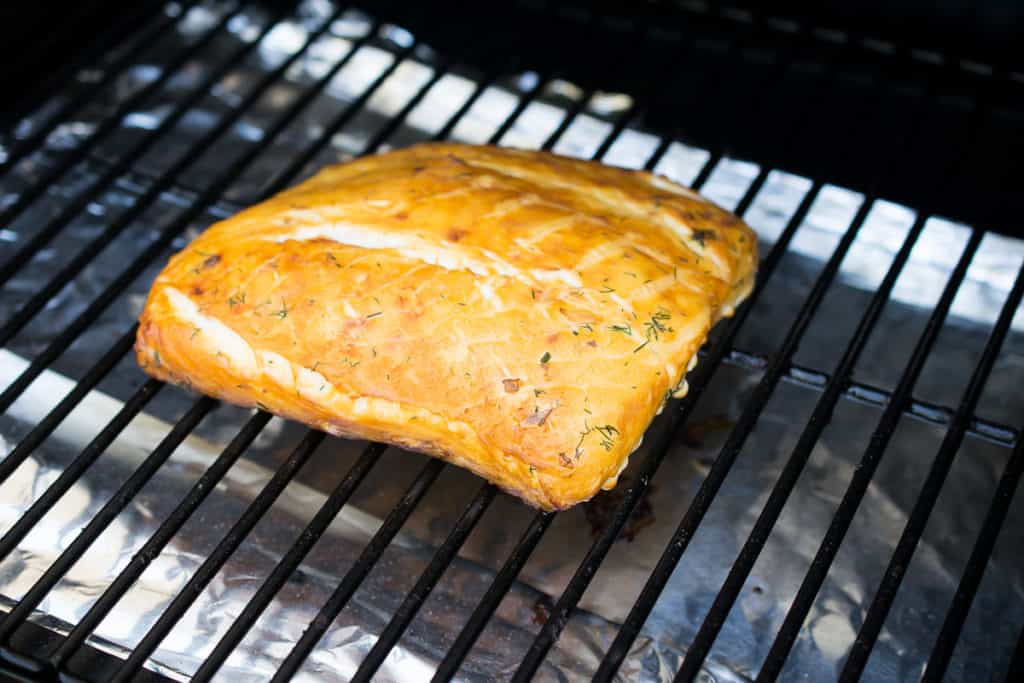 sweet dill smoked halibut