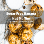 sugar free banana nut muffins