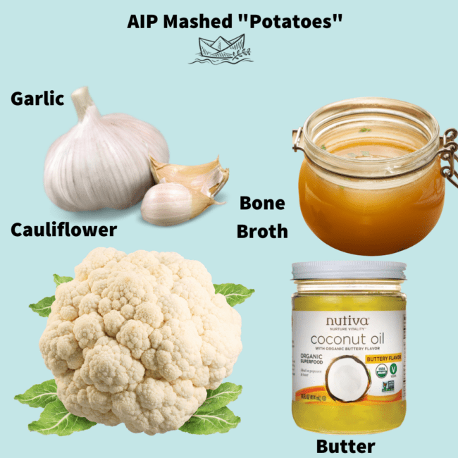5Ingredient Whipped Cauliflower AIP Mashed Potatoes
