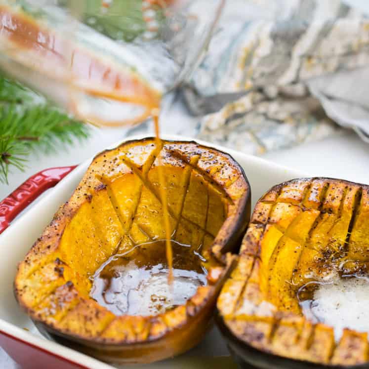 roasted acorn squash