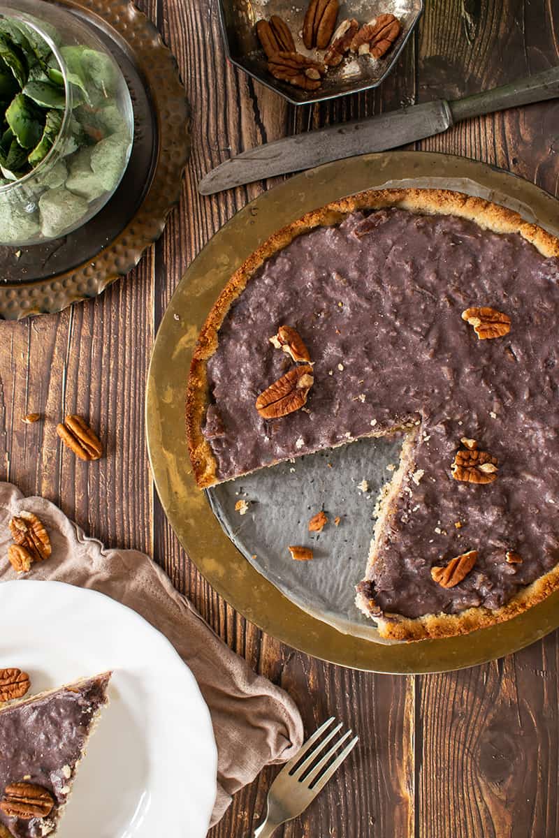 Dairy-Free Pecan Pie (Keto, Vegan, Refined Sugar-Free, Egg-Free, Gluten-Free) | The Castaway Kitchen