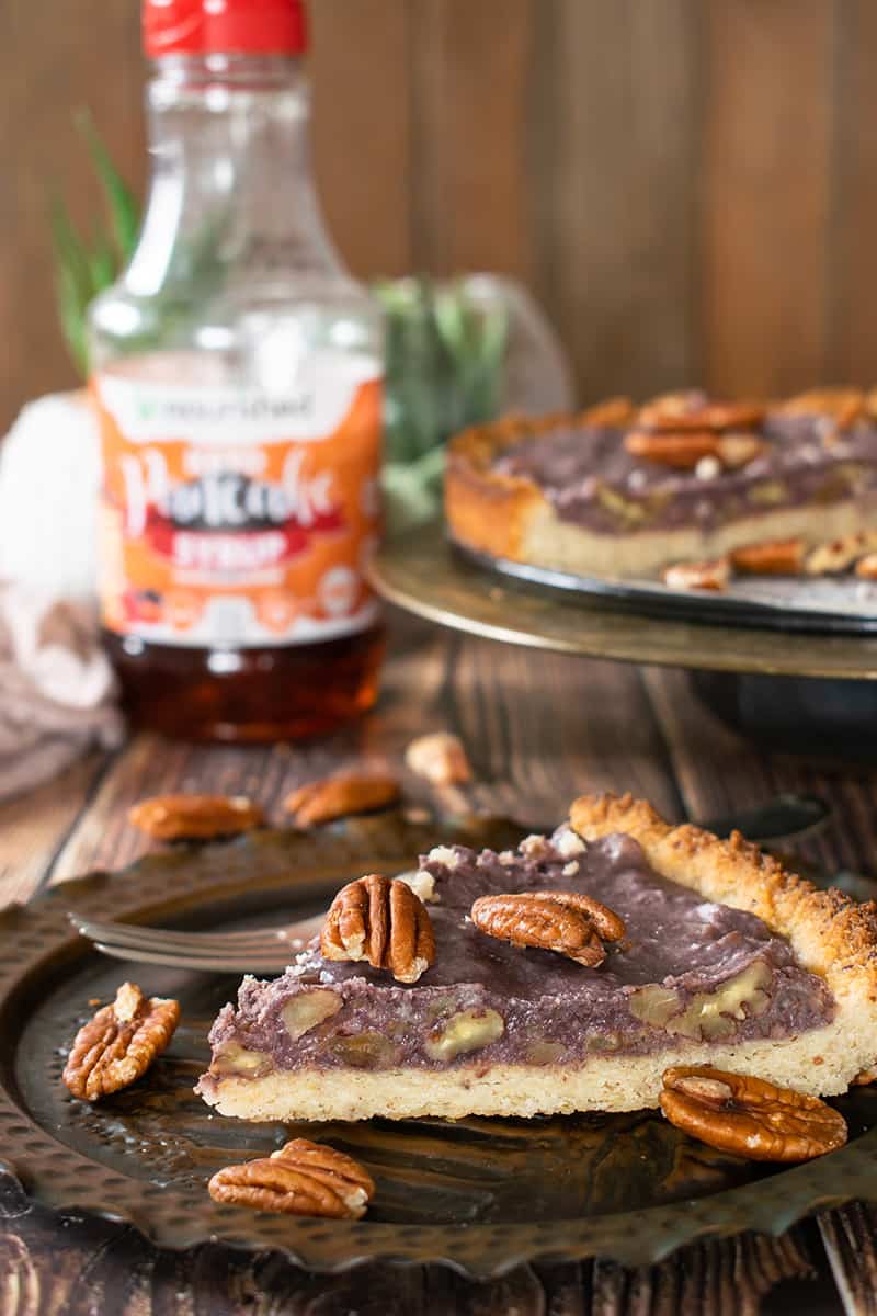 Dairy-Free Pecan Pie (Keto, Vegan, Refined Sugar-Free, Egg-Free, Gluten-Free) | The Castaway Kitchen