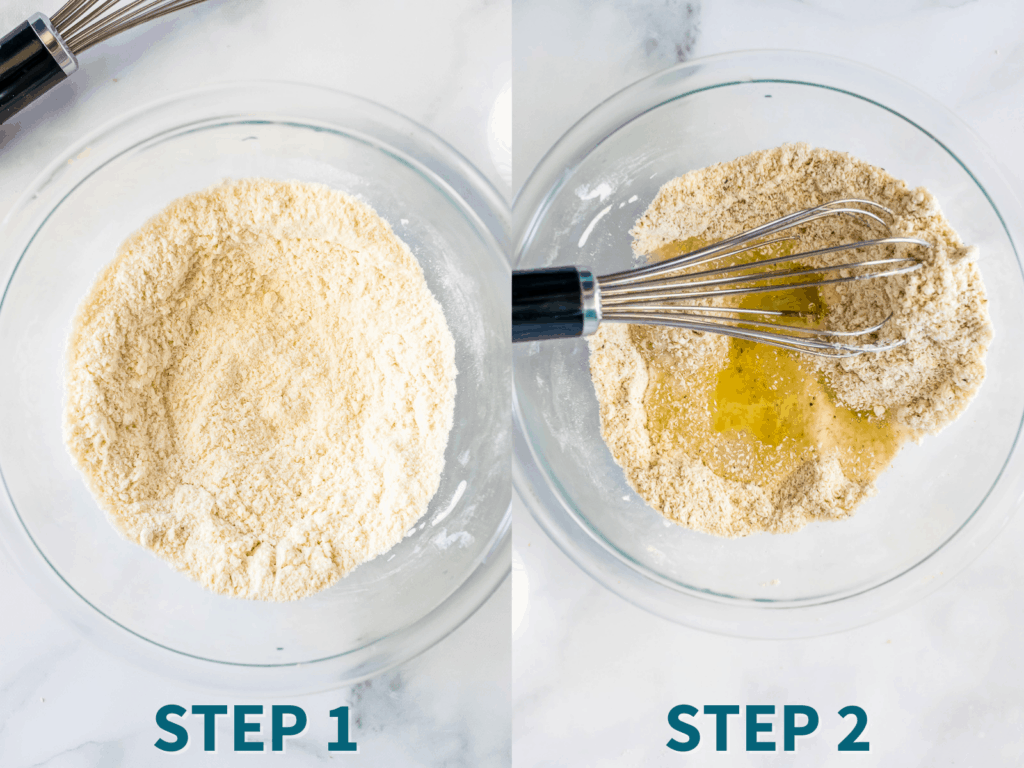 Step by step instructions for Nut Free Keto Rolls