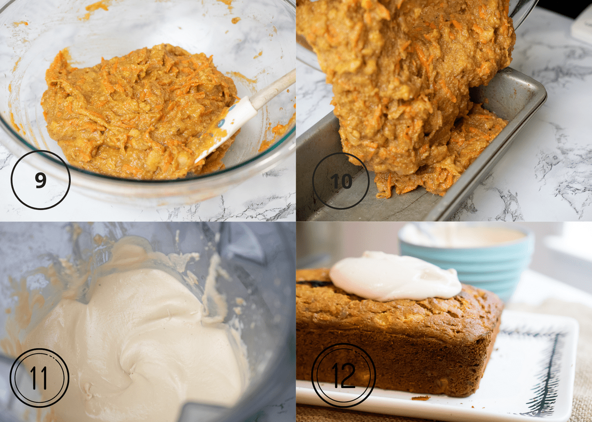 step by step paleo carrot cake