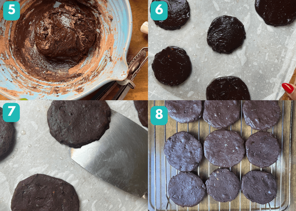 step by step gluten free chocolate wafers