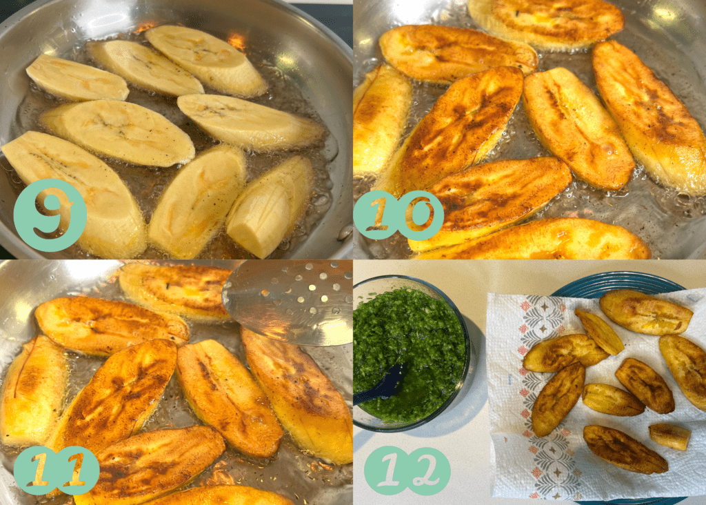 step by step fried plantains